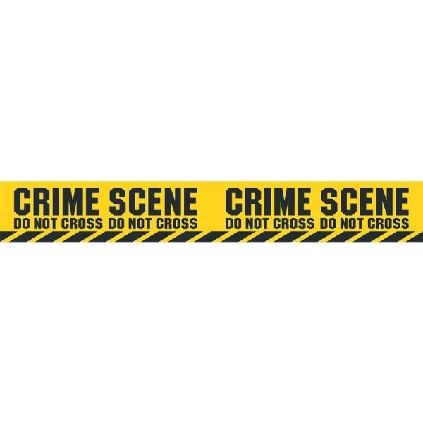Crime Scene afzetlint/markeerlint - 3x - 6 meter - Politie/Halloween themafeest - feestartikelen