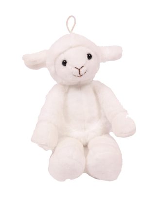 Knuffeldier Schaap/lammetje - zachte pluche stof - premium kwaliteit knuffels - wit - 27 cm