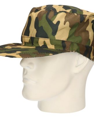 Carnaval verkleed Soldaten hoedje - camouflage groen - voor volwassenen - Militairen/leger thema