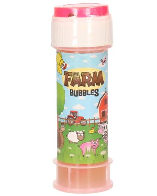 Bellenblaas - boerderij dieren - 50 ml - voor kinderen - uitdeel cadeau/kinderfeestje -