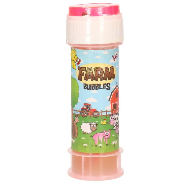 Bellenblaas - boerderij dieren - 50 ml - voor kinderen - uitdeel cadeau/kinderfeestje -