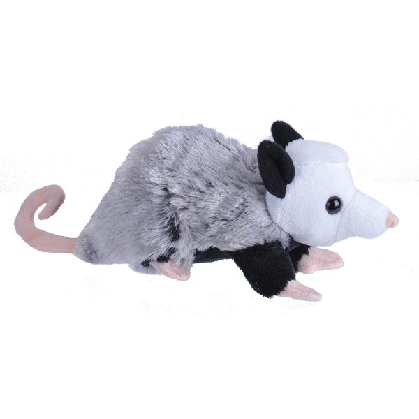 Wild Republic buidelrat knuffel - 13 cm - pluche - Opossum - knuffeldier - buideldieren
