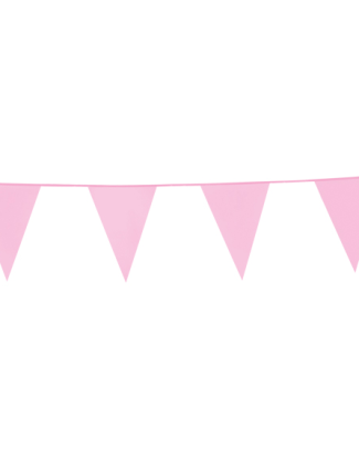 Baby Roze Vlaggenlijn - 10 meter