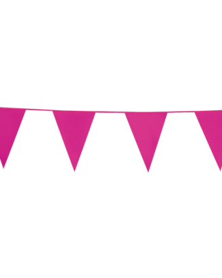 Magenta roze Vlaggenlijn - 10 meter