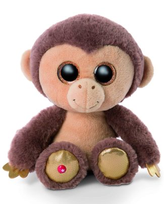 Nici aap Hobson pluche knuffel - bruin - 25 cm