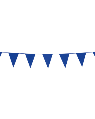 Blauwe Mini Vlaggenlijn - 3 meter