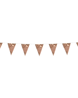 Rosé Gouden Mini Vlaggenlijn - 3 meter