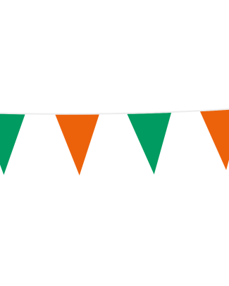 Vlaggenlijn Oranje/Groen 10mtr