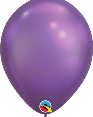 Chroom Paarse Ballonnen 28cm - 100 stuks