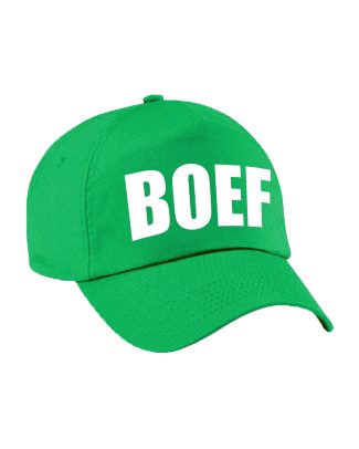 Groene Boef verkleed pet / cap voor kinderen