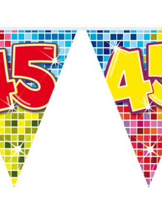 45 jaar mini vlaggenlijn blocks - 3 meter