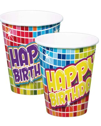 Bekers Birthday Blocks - 6 stuks