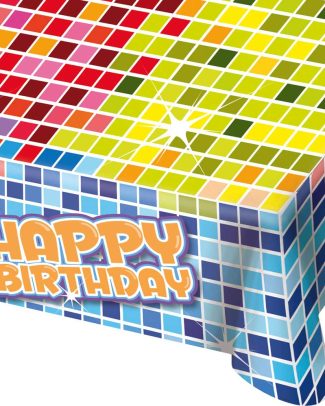 Tafelkleed Birthday Blocks 130x80cm