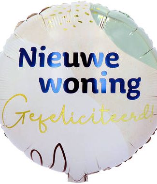 Folieballon Nieuwe Woning - 45cm