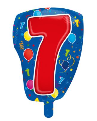 Cijfer 7 Folieballon 56cm