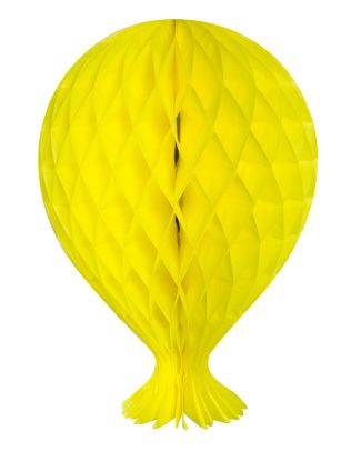 Gele Honeycomb Ballon - 37cm