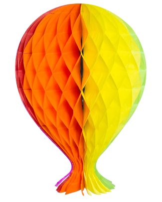 Meerkleurige Honeycomb Ballon - 37cm