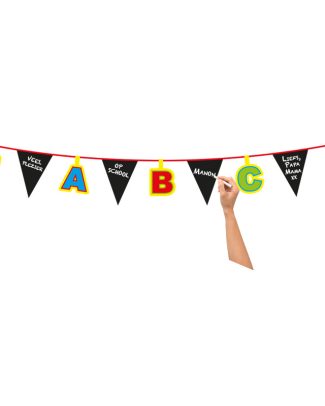 Kinderfeestje ABC Vlaggenlijn - 4 meter