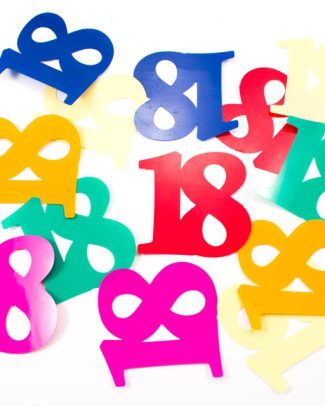 18 Jaar Tafelconfetti XL