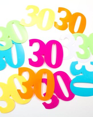 30 Jaar Tafelconfetti XL
