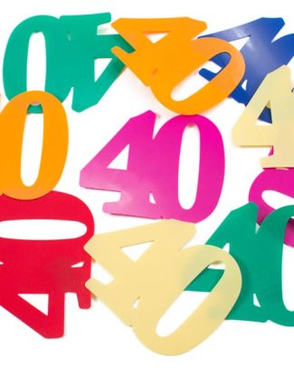 40 Jaar Tafelconfetti XL
