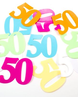 50 Jaar Tafelconfetti XL