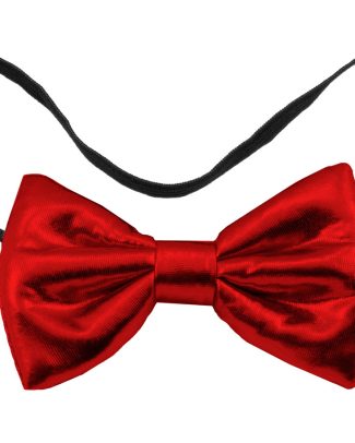 Strikje metallic rood