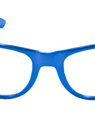 Bril metallic blauw