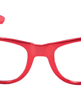 Bril metallic rood