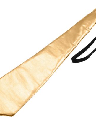 Stropdas metallic goud