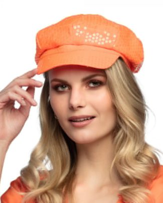 Oranje Glitter Pet Pailletten