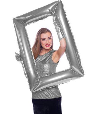 Folieballon Zilverkleurige Fotolijst
