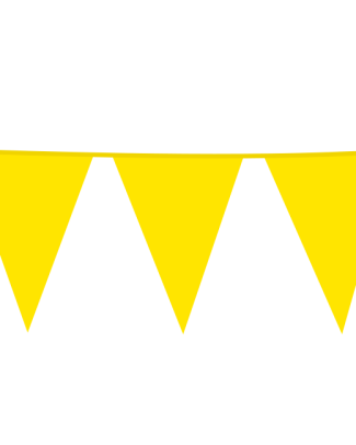 Gele XL Vlaggenlijn  - 10 meter
