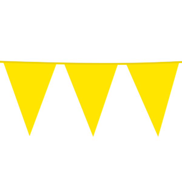 Gele XL Vlaggenlijn  - 10 meter