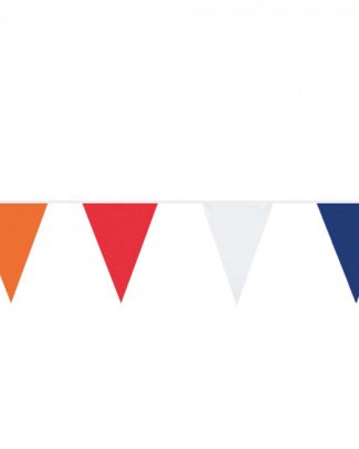 AANBIEDING Oranje/Rood/Wit/Blauw Vlaggenlijn - 10mtr