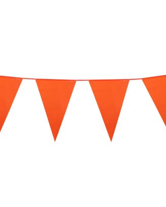 AANBIEDING Oranje plastic Vlaggenlijn - 25mtr