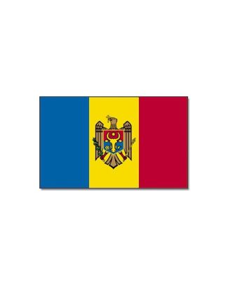 Vlag Moldavie 90 x 150 cm feestartikelen