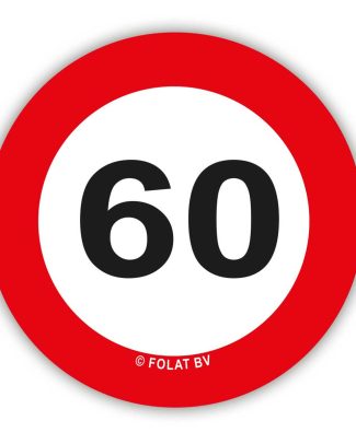 Confetti XL Verkeersbord 60