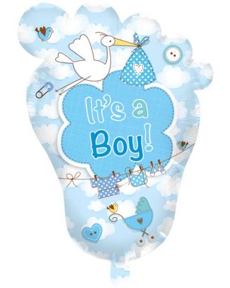 Babyvoetje It's a Boy! geboorteballon