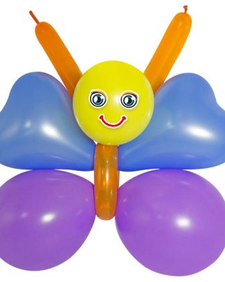 Ballon Knutsel Set Vlinders - 4 stuks
