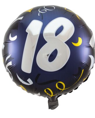 18 Jaar Stijlvol Feest Folieballon - 45cm