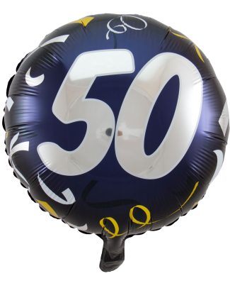 50 Jaar Stijlvol Feest Folieballon - 45cm