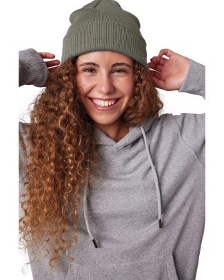 Wintermuts Beanie Yukon - grijs - heren/dames - sterk/zacht/licht gebreid 100% Acryl