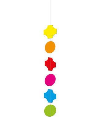 AANBIEDING Hangdecoratie Multigekleurd - 3stk