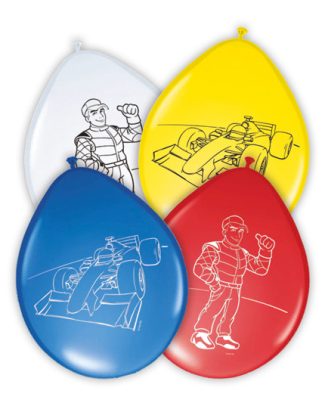 Formule 1 Ballonnen - 8 stuks