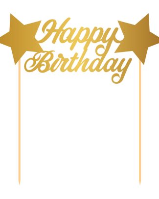 Taart Topper Happy Birthday