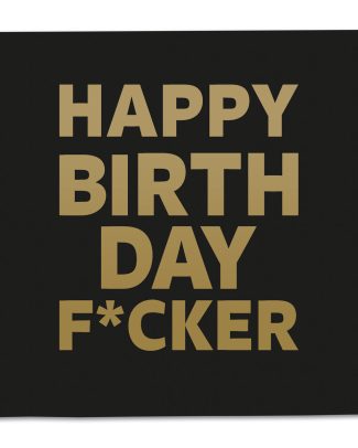 Happy Birthday Fucker Servetten - 20 stuks
