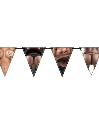 Vrijgezellenfeest Vlaggenlijn met Dames - 6 meter