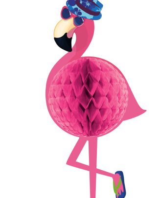 Honeycomb Flamingo - 22x58cm