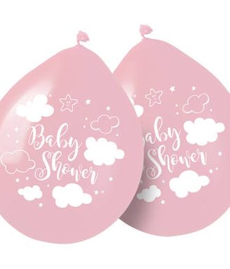 Ballonnen Babyshower Roze - 8stk